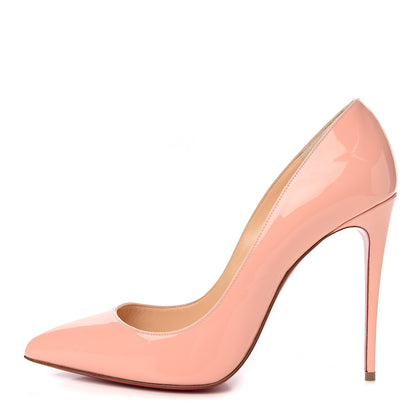 Christian Louboutin Patent Pigalle Follies 100 Pumps 40 Flamingo 1 of 8