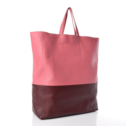 Celine Lambskin Vertical Bi-Cabas Pink Rust 3 of 11