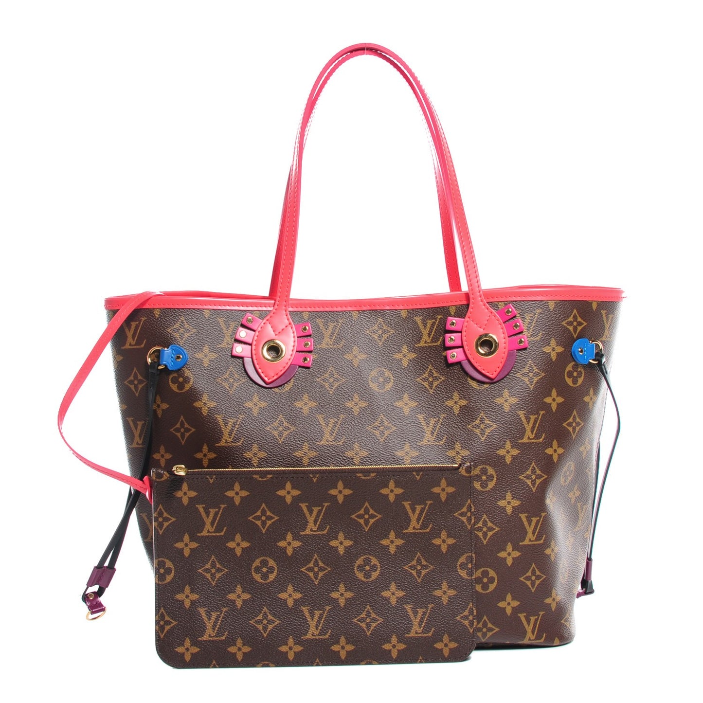 Monogram Totem Neo Neverfull MM Flamingo