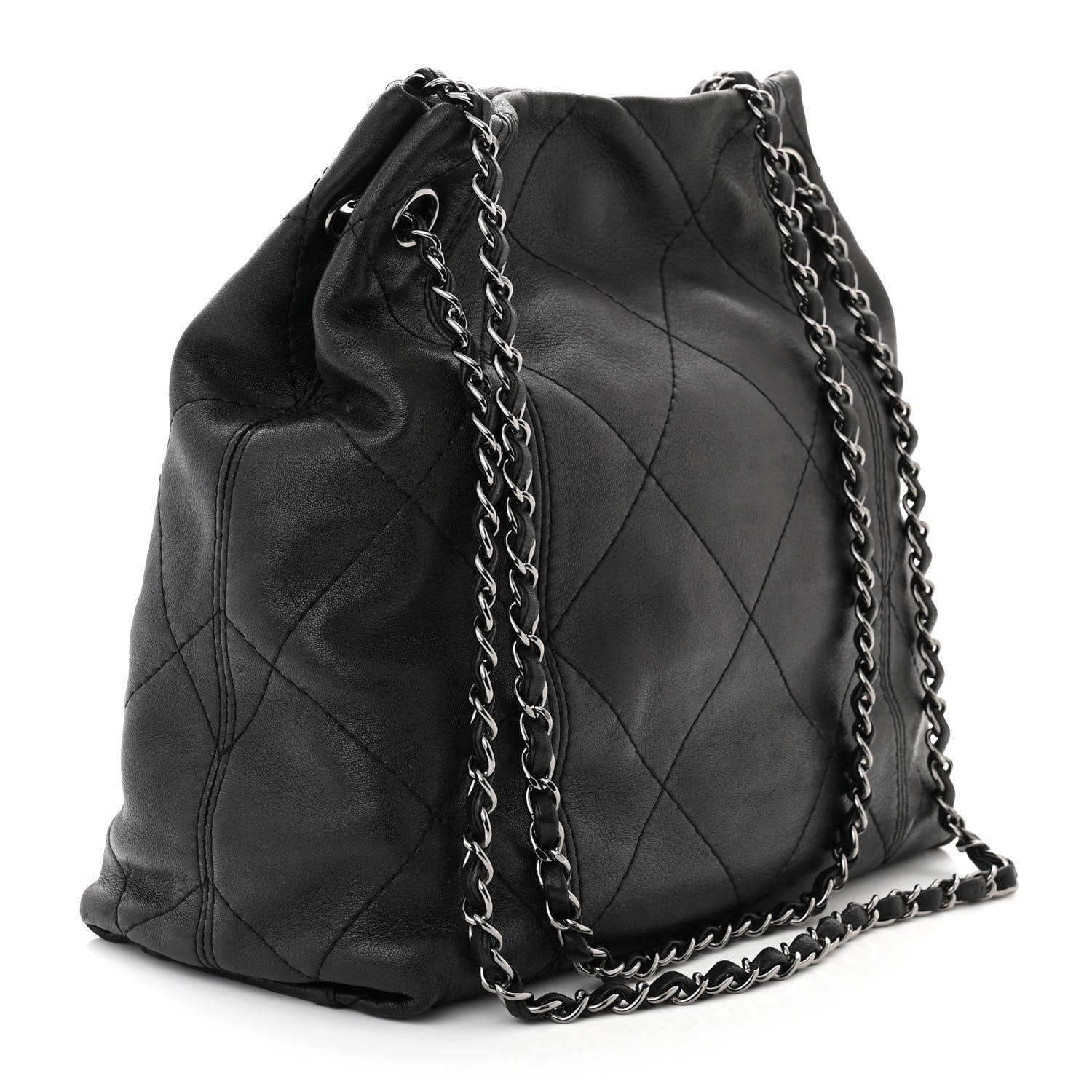 Chanel Lambskin Quilted Small Soft Touch Shoulder Bag Black 3 of 11