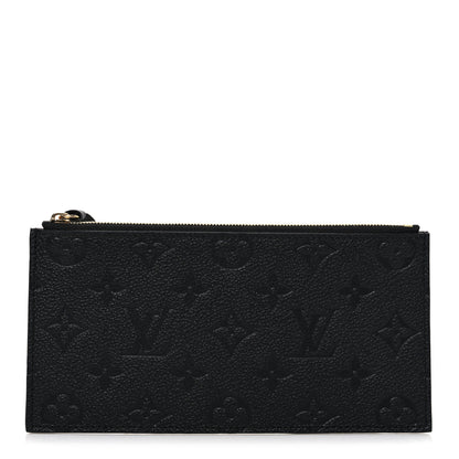 Louis Vuitton Empreinte Felicie Chain Wallet Zippered Insert Black 1 of 6