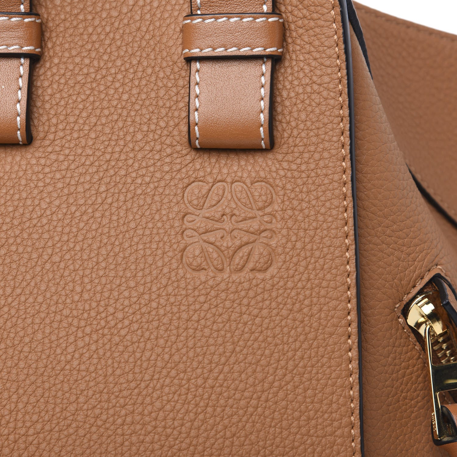 Loewe Grained Calfskin Small Hammock Shoulder Bag Tan 6 of 8