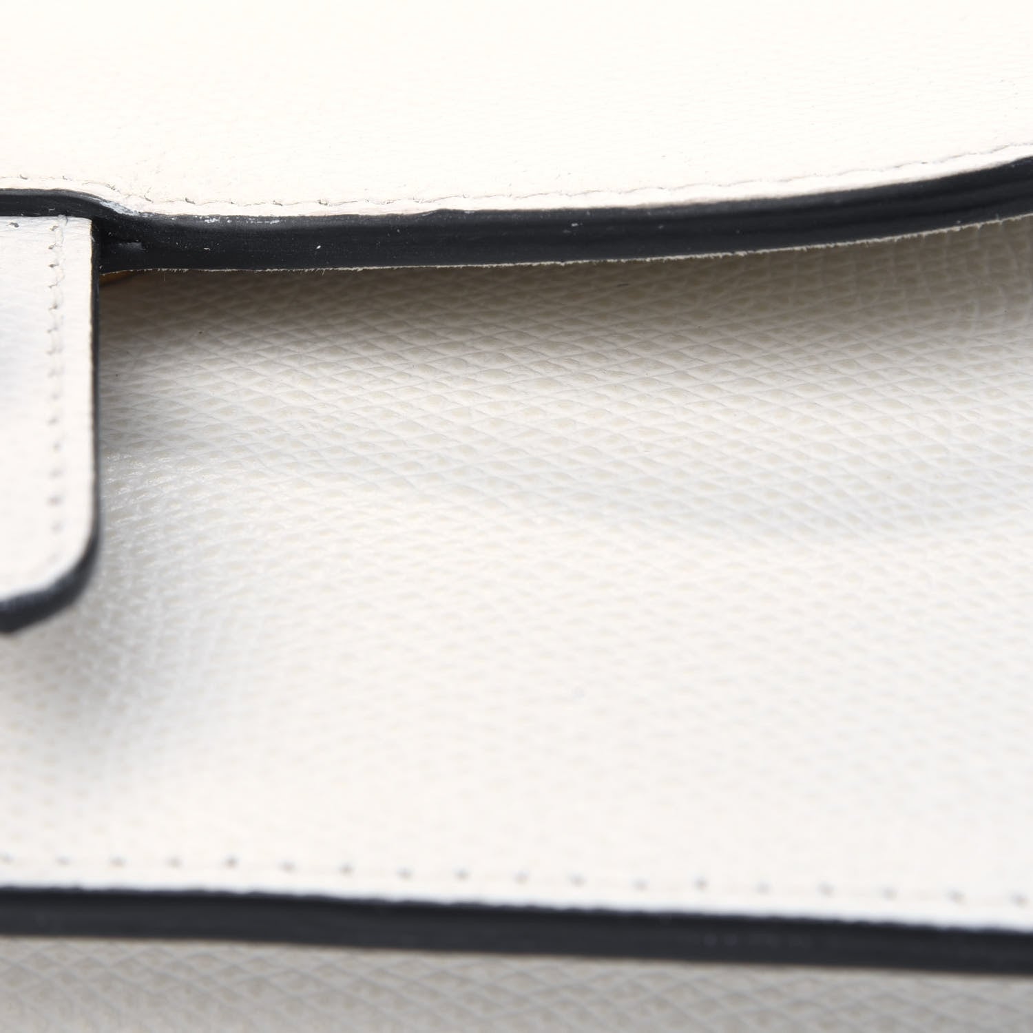 Christian Dior Grained Calfskin Saddle Belt Bag White 14 of 15