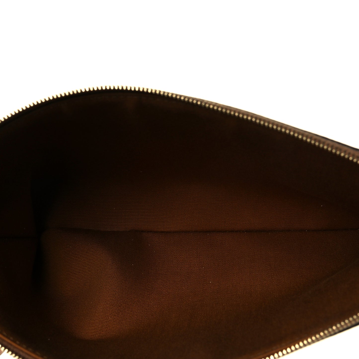 Triomphe Canvas Lambskin Small Pouch White