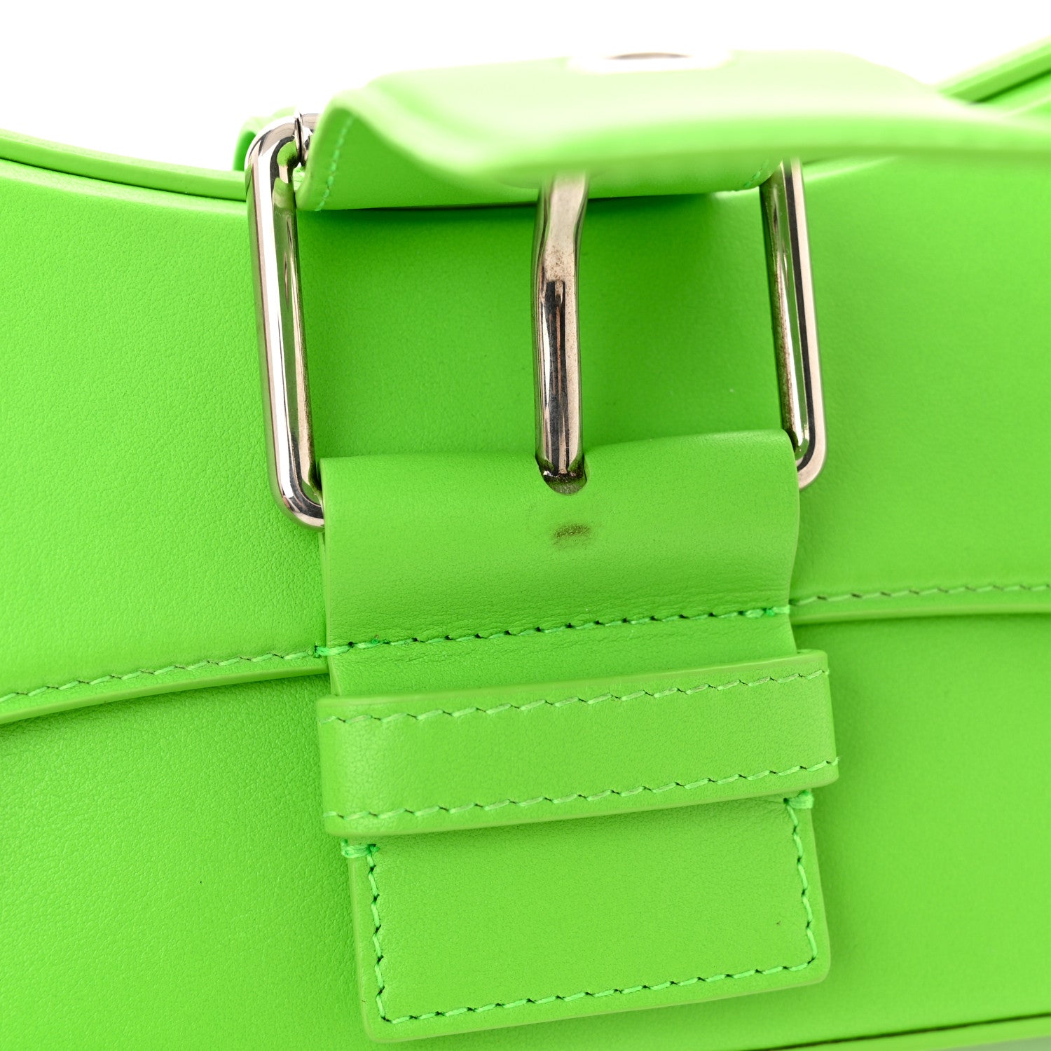 Balenciaga Smooth Calfskin Small Lindsay Shoulder Bag Acid Green 11 of 12