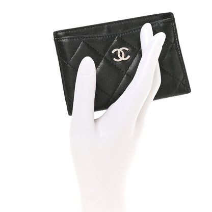Chanel Lambskin Quilted Card Holder Black 2 of 8