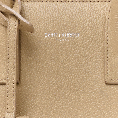 Saint Laurent Grained Calfskin Nano Sac De Jour Dark Beige 8 of 10