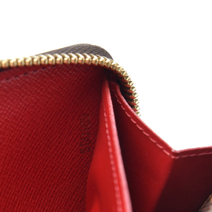 Louis Vuitton Damier Ebene Clemence Wallet Cherry 7 of 8