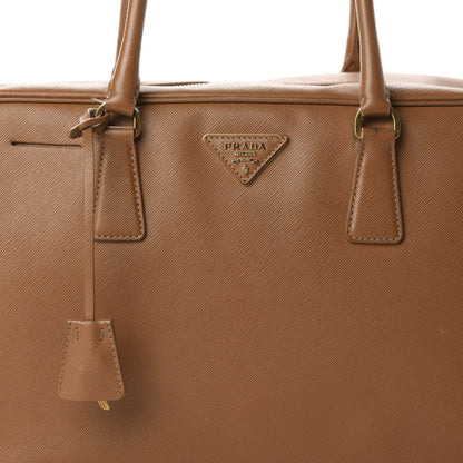 Prada Saffiano Bauletto Caramel 20 of 20
