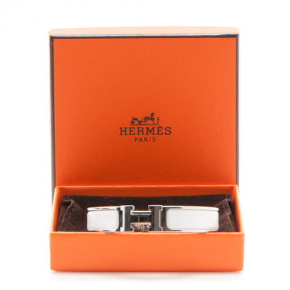 Hermes Enamel Narrow Clic Clac H Bracelet PM White 7 of 7