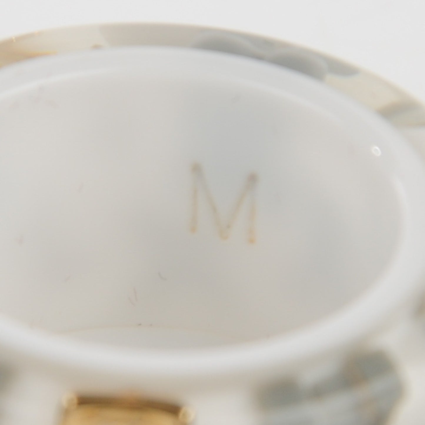 Resin Monogram Farandole Ring M 6.5 Grey