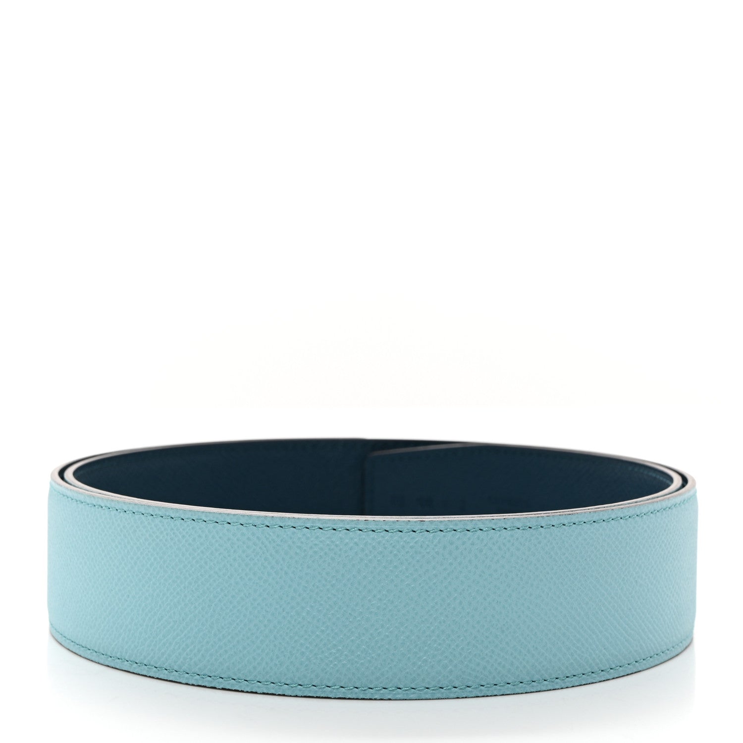 Hermes Epsom 42mm Belt Strap 90 Colvert Bleu Atoll 3 of 9