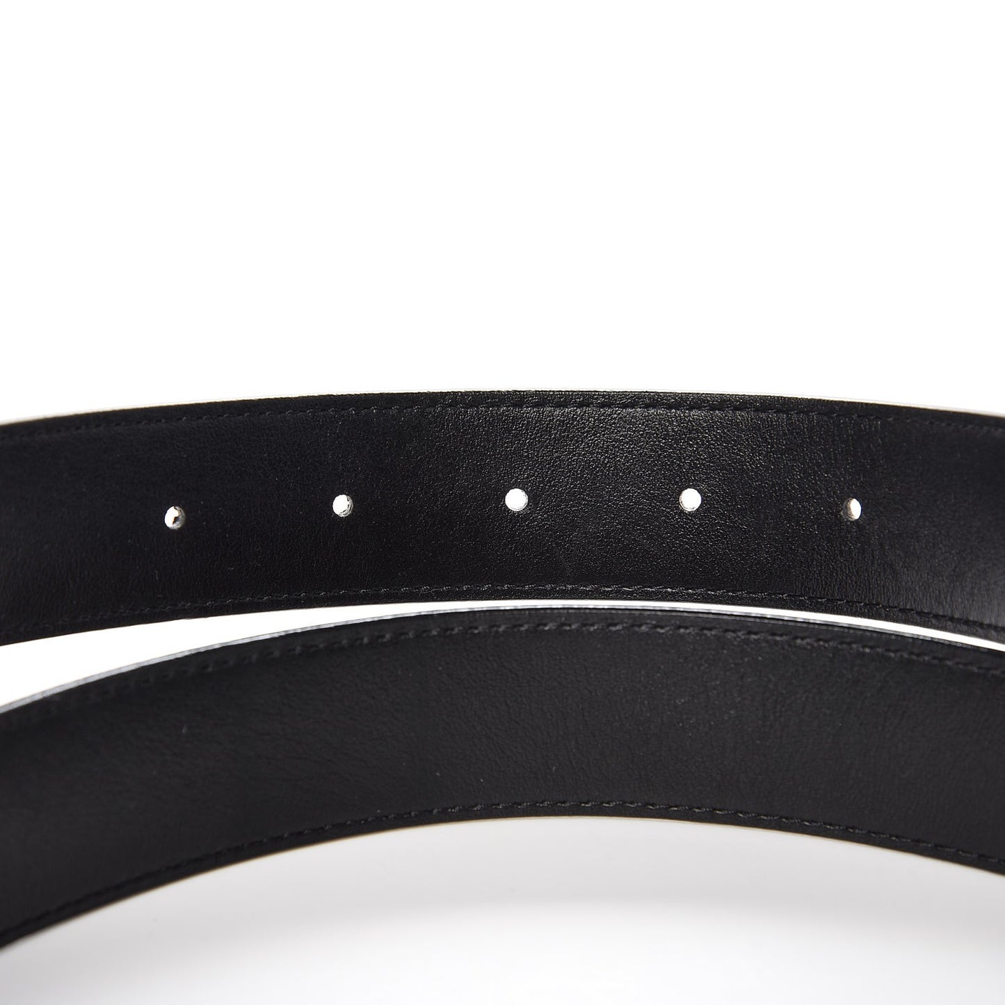 Calfskin Monogram 30mm LV Initiales Reversible Belt 80 32 Black
