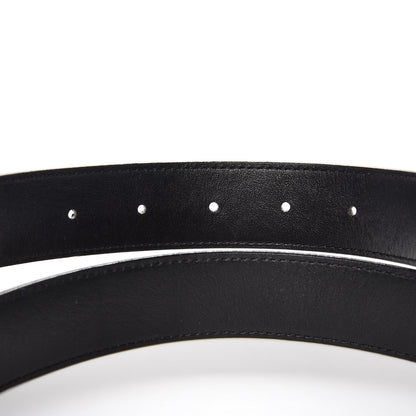 Louis Vuitton Calfskin Monogram 30mm LV Initiales Reversible Belt 80 32 Black 4 of 5