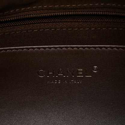Chanel Suede Calfskin Lambskin Quilted Maxi Hobo Dark Brown 5 of 9