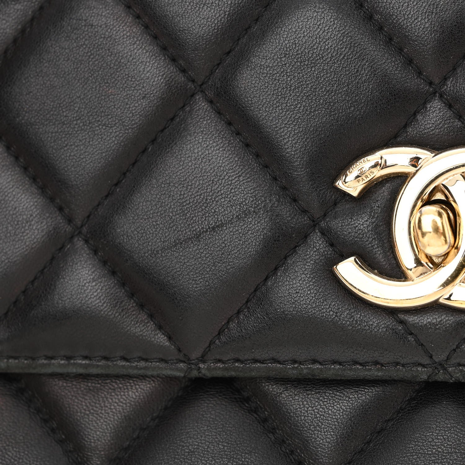 Chanel Lambskin Quilted Small Trendy CC Dual Handle Flap Bag Black 11 of 15