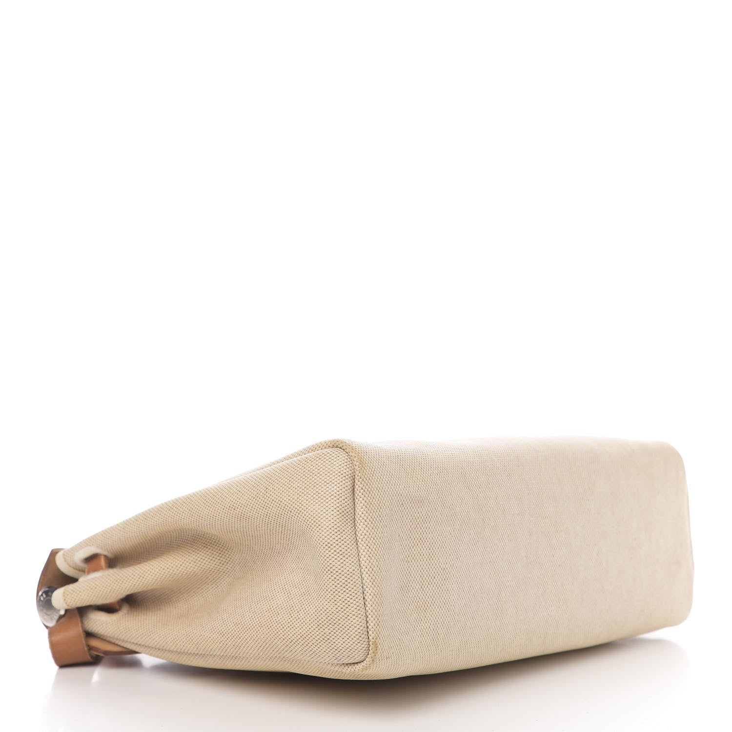 Hermes Toile Vache Calfskin Herbag 30 PM Natural 4 of 21