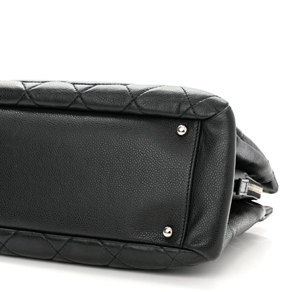 Chanel Caviar Quilted CC Timeless Soft Tote Black 10 of 10