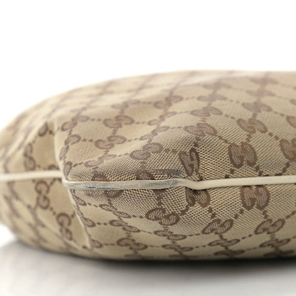 Gucci Monogram Medium New Britt Hobo Off White 8 of 14
