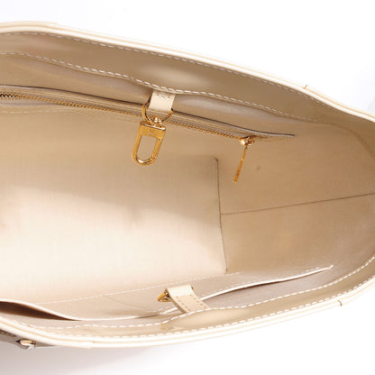 Louis Vuitton Vernis Avalon MM Blanc Corail 5 of 7