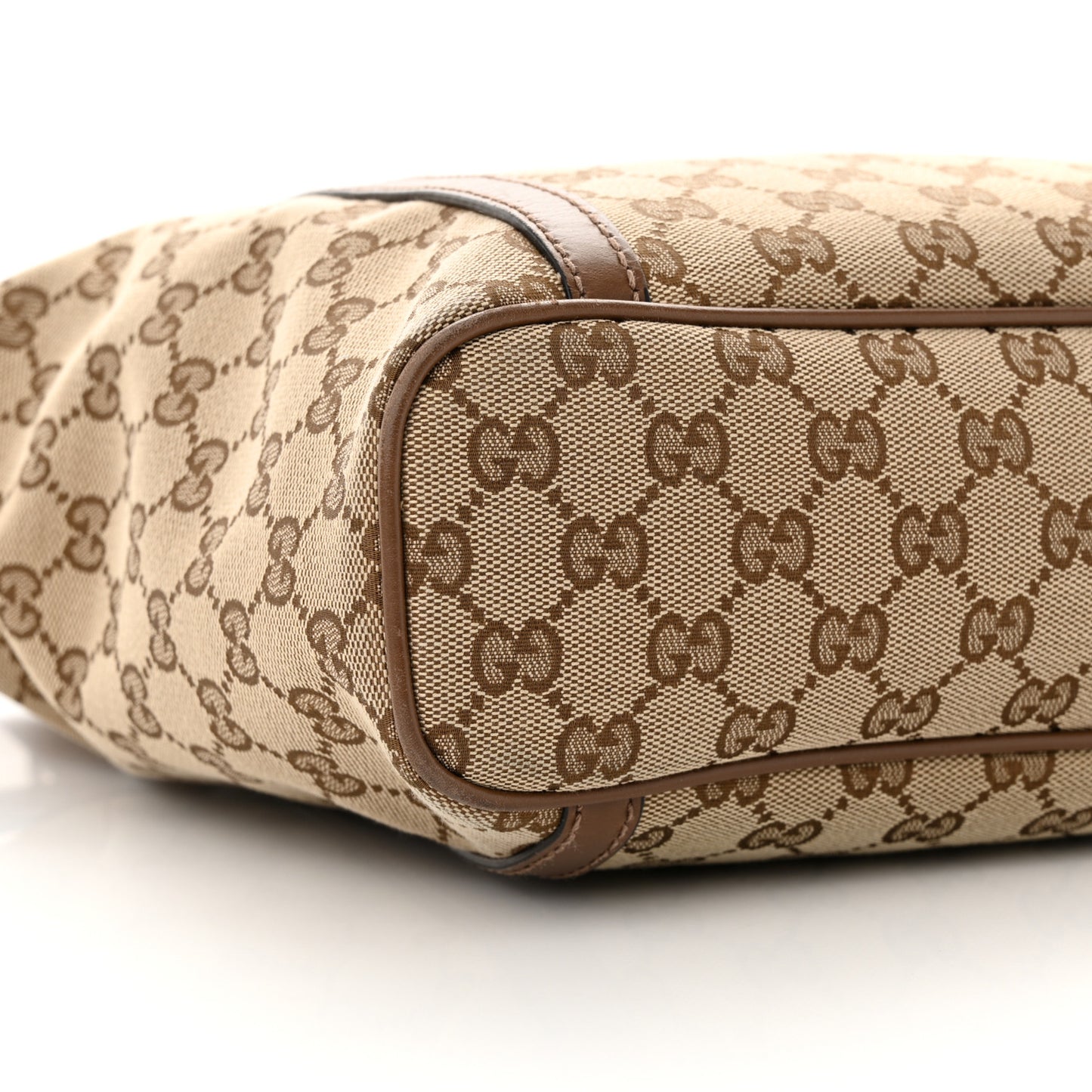 GG Supreme Monogram Medium Joy Tote Brown