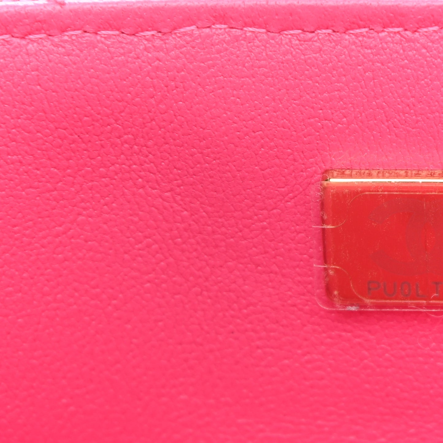 Wool Tweed Quilted Mini Rectangular Flap Dark Pink Fuchsia