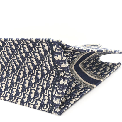 Christian Dior Oblique Large Book Tote Blue Multicolor 10 of 11