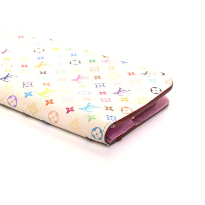 Louis Vuitton Monogram Multicolor Insolite Wallet White Litchi 8 of 8