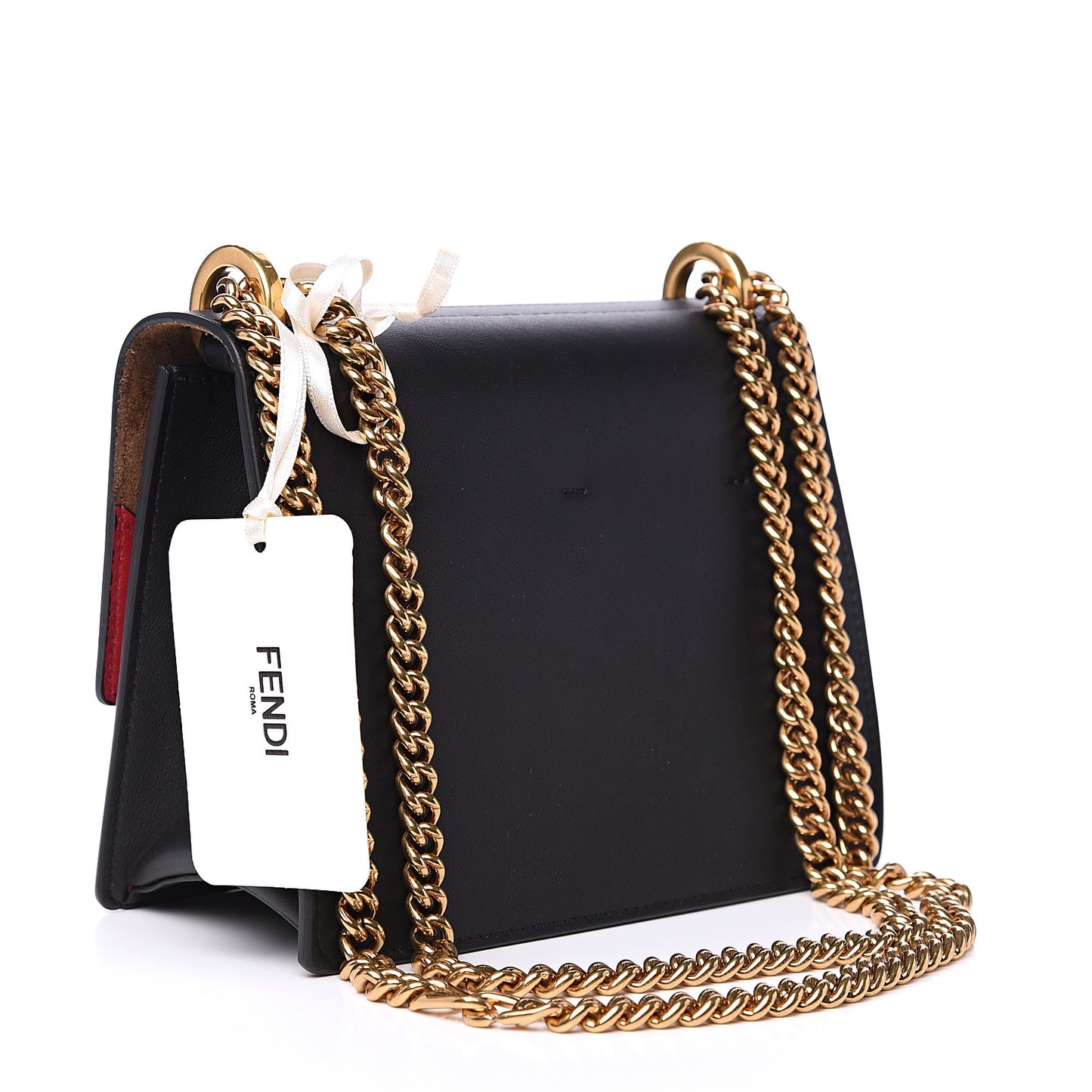 Vitello Grace Matte Small Kan U Shoulder Bag Black
