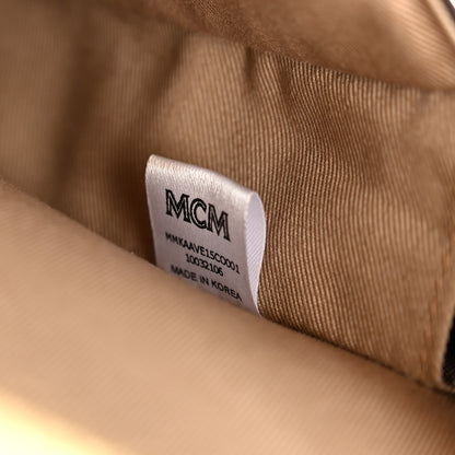 MCM Visetos Small Side Stud Stark Backpack Cognac 7 of 10