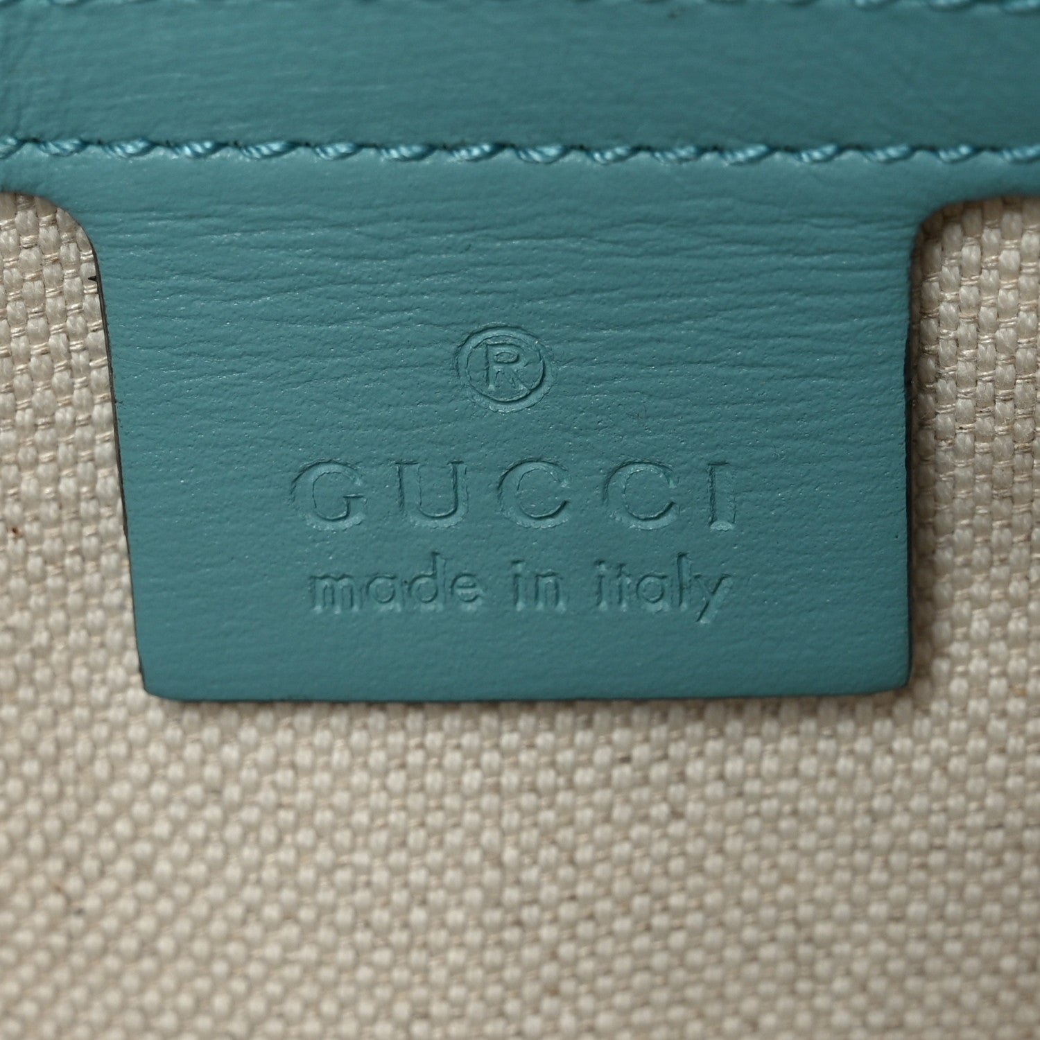 Gucci Boarded Plutone Calfskin Small Horsebit 1955 Top Handle Bag Dusty Azure 6 of 10
