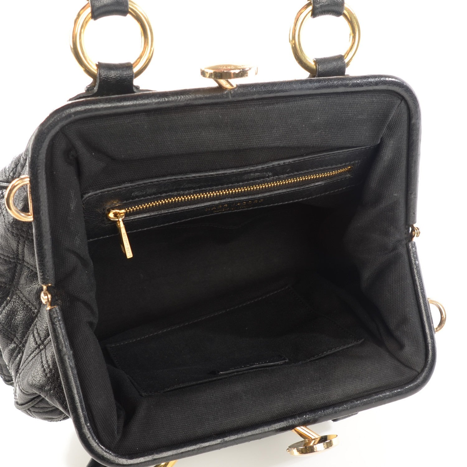 Marc Jacobs Calfskin Quilted Stam Black 8 of 8