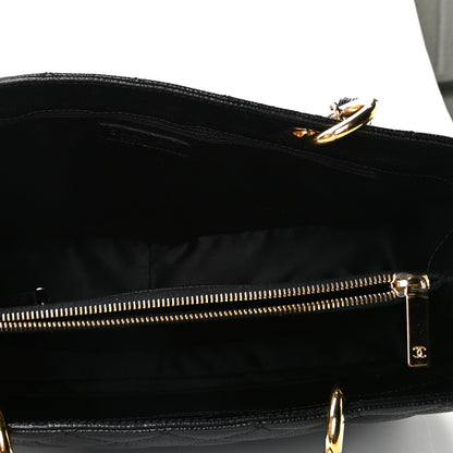 Chanel Caviar Quilted Grand Shopping Tote GST Black 7 of 10