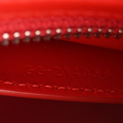 Salvatore Ferragamo Calfskin Cut Out Crossbody Red 7 of 12