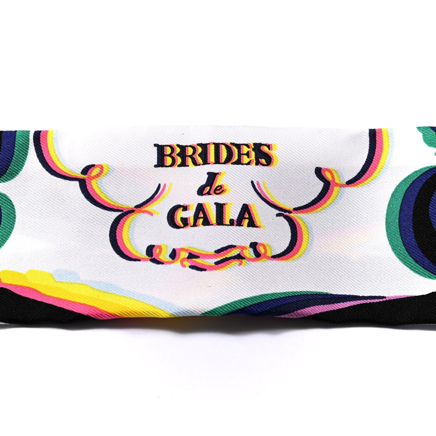 Silk Brides De Gala Shadow Twilly Black Jaune Multicolor