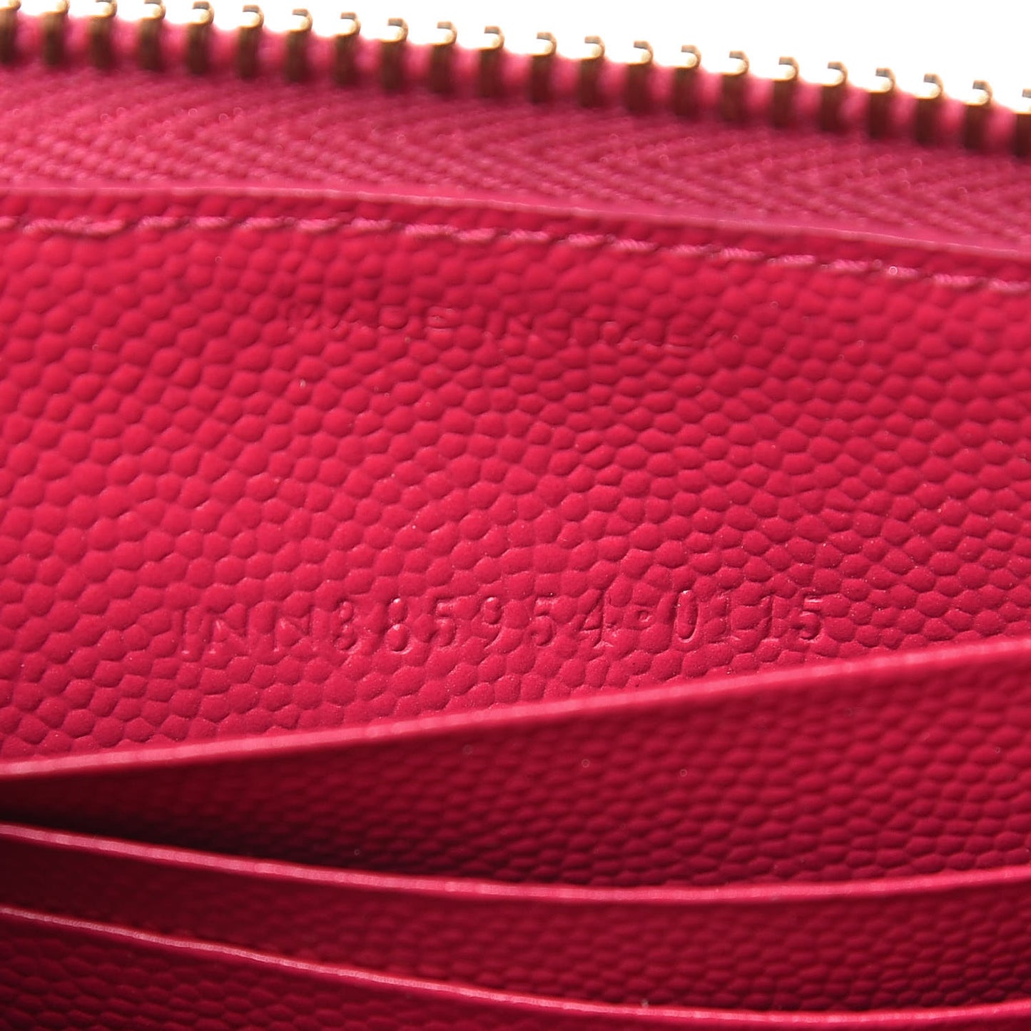 Grain De Poudre Matelasse Chevron Monogram Phone Wallet Pink