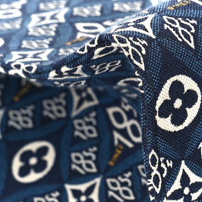 Louis Vuitton Jacquard Since 1854 Onthego MM Blue 6 of 7