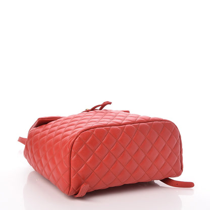 Chanel Lambskin Quilted Large Urban Spirit Backpack Red 4 of 8