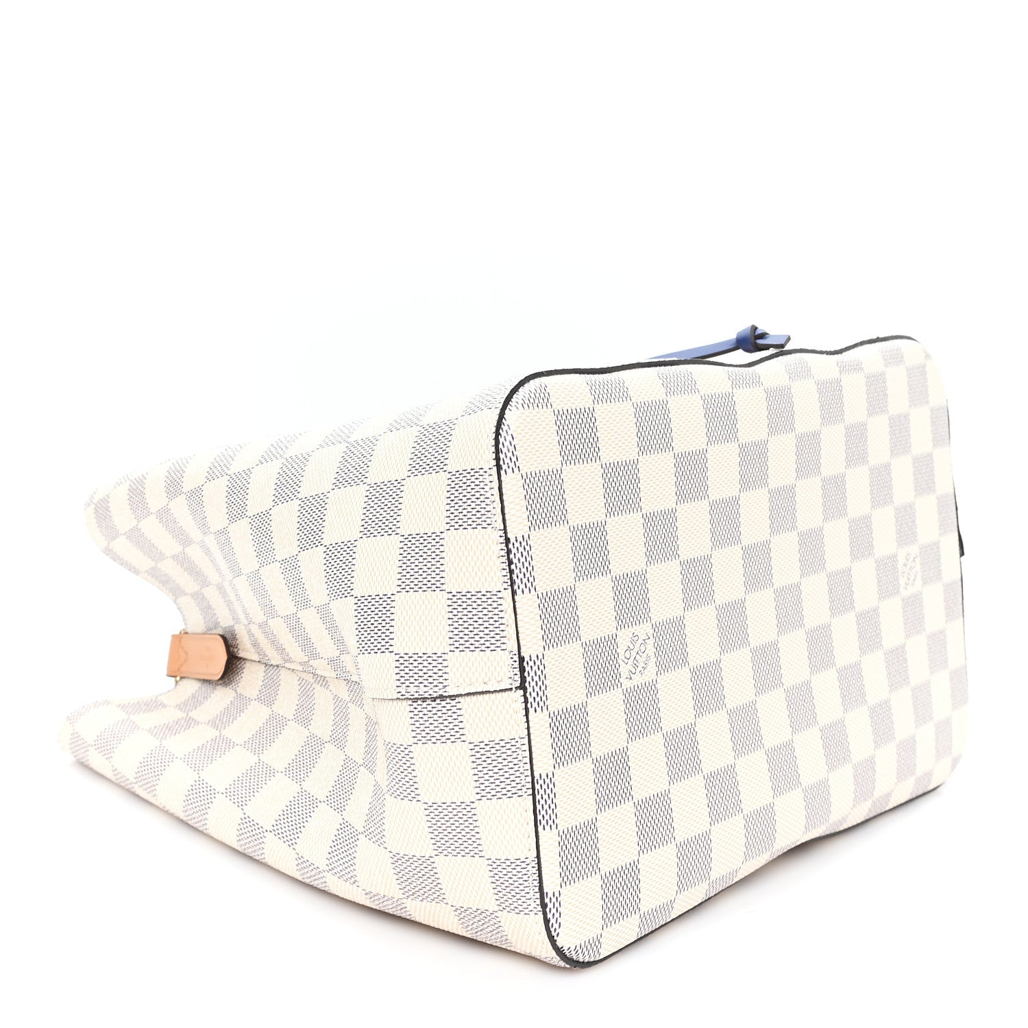 Louis Vuitton Damier Azur Braided Neonoe MM Blue 4 of 11