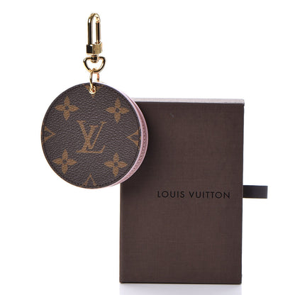 Louis Vuitton Monogram LV Mirror Bag Charm Key Holder Rose Ballerine 7 of 7