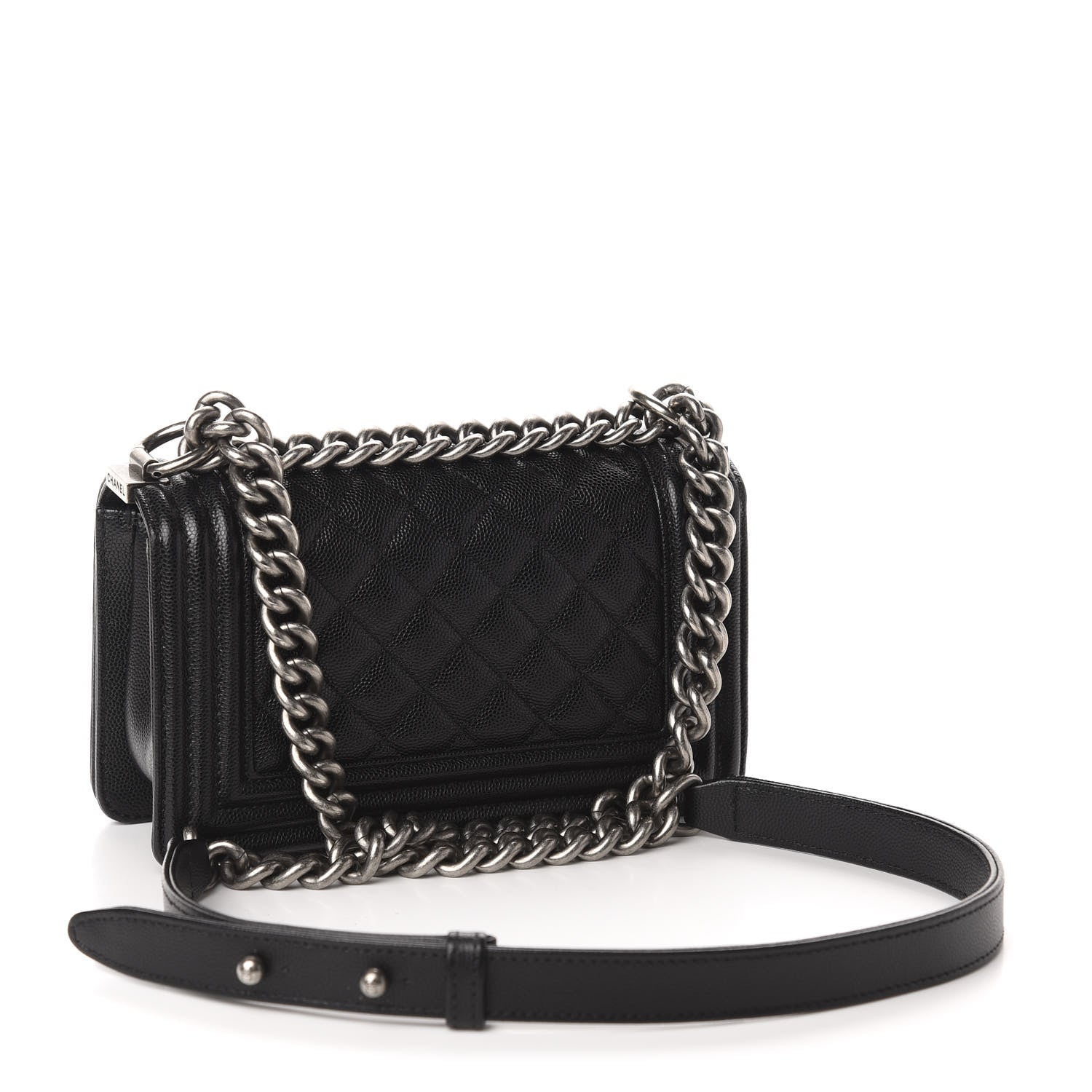 Chanel Caviar Quilted Small Boy Flap Black 3 of 10