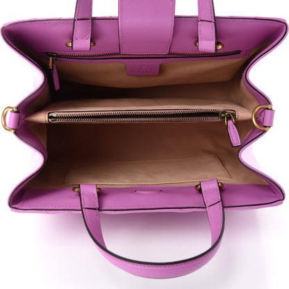 Gucci Calfskin Matelasse Small GG Marmont Tote Candy Mousse 6 of 11