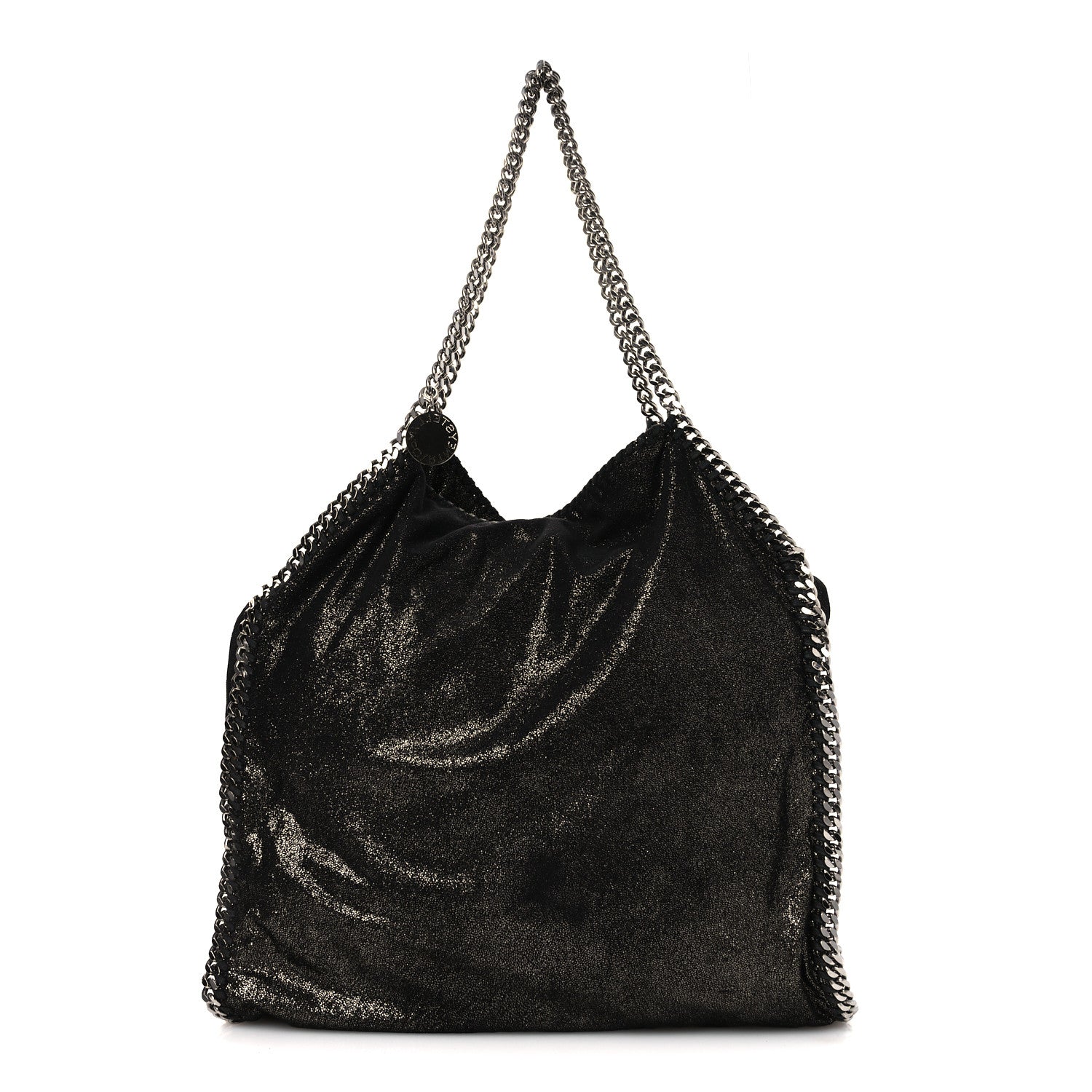 Stella McCartney Shaggy Deer Falabella Fold Over Tote Black 1 of 12