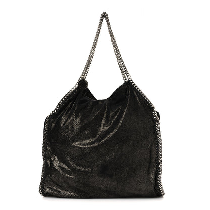 Stella McCartney Shaggy Deer Falabella Fold Over Tote Black 1 of 12