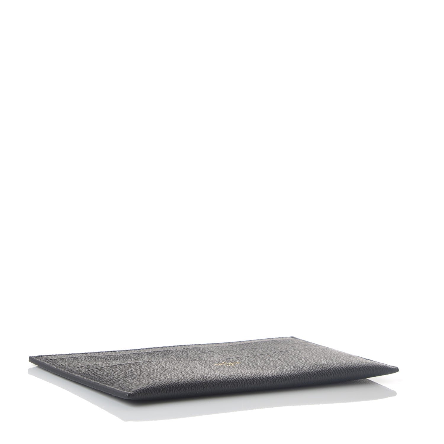 Louis Vuitton Calfskin Felicie Chain Wallet Card Holder Insert Black 4 of 6