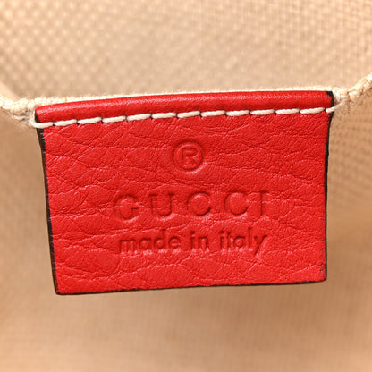 Gucci Pebbled Calfskin Small Soho Disco Bag Tabasco Red 6 of 14