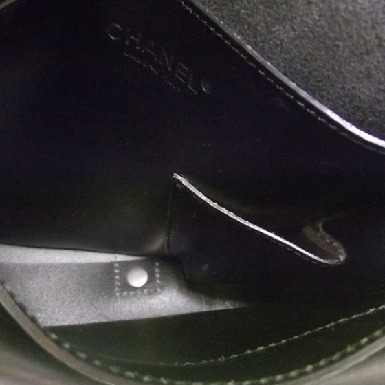 Chanel Leather Signature Coins Chains Bag 6 of 8