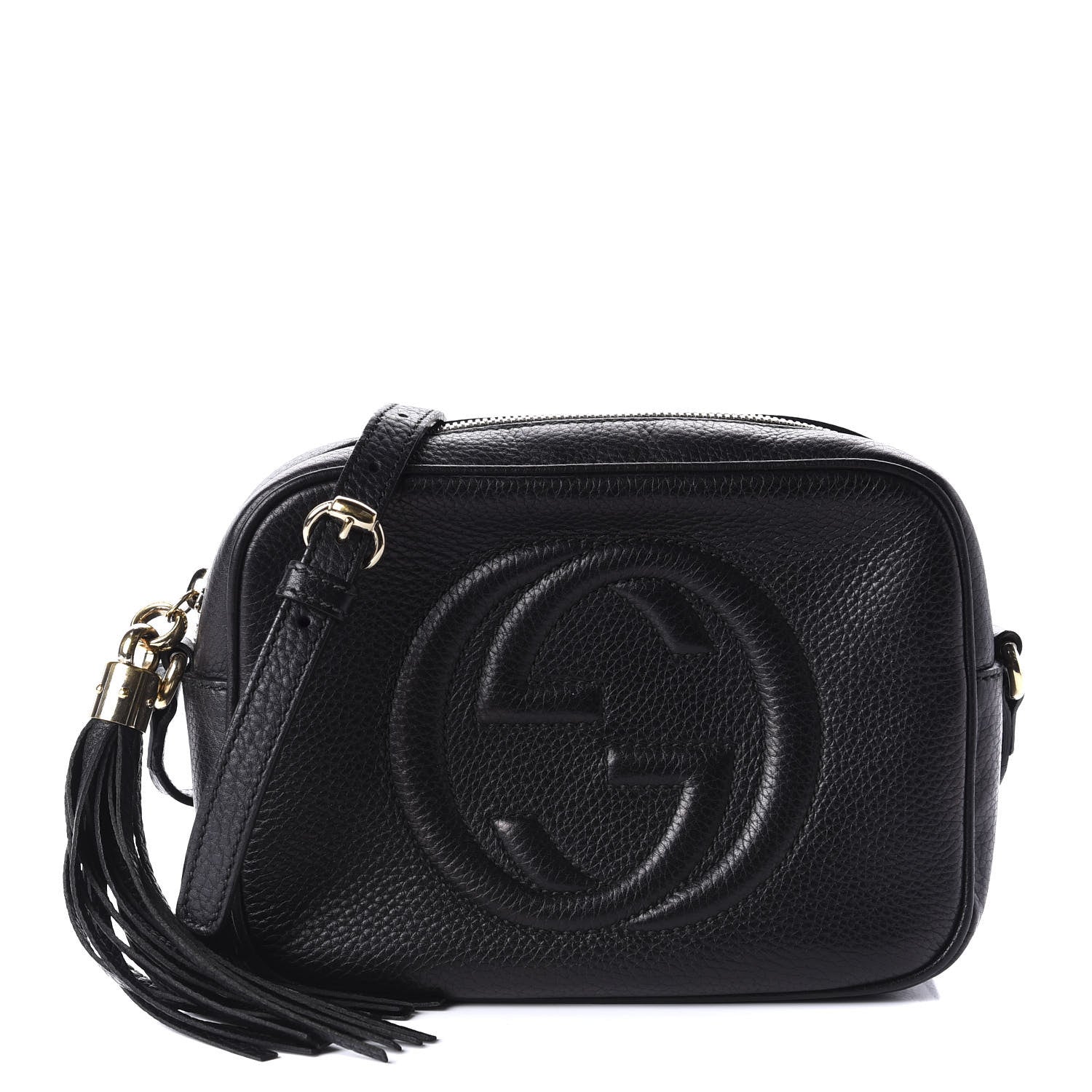 Gucci Pebbled Calfskin Small Soho Disco Bag Black 1 of 11