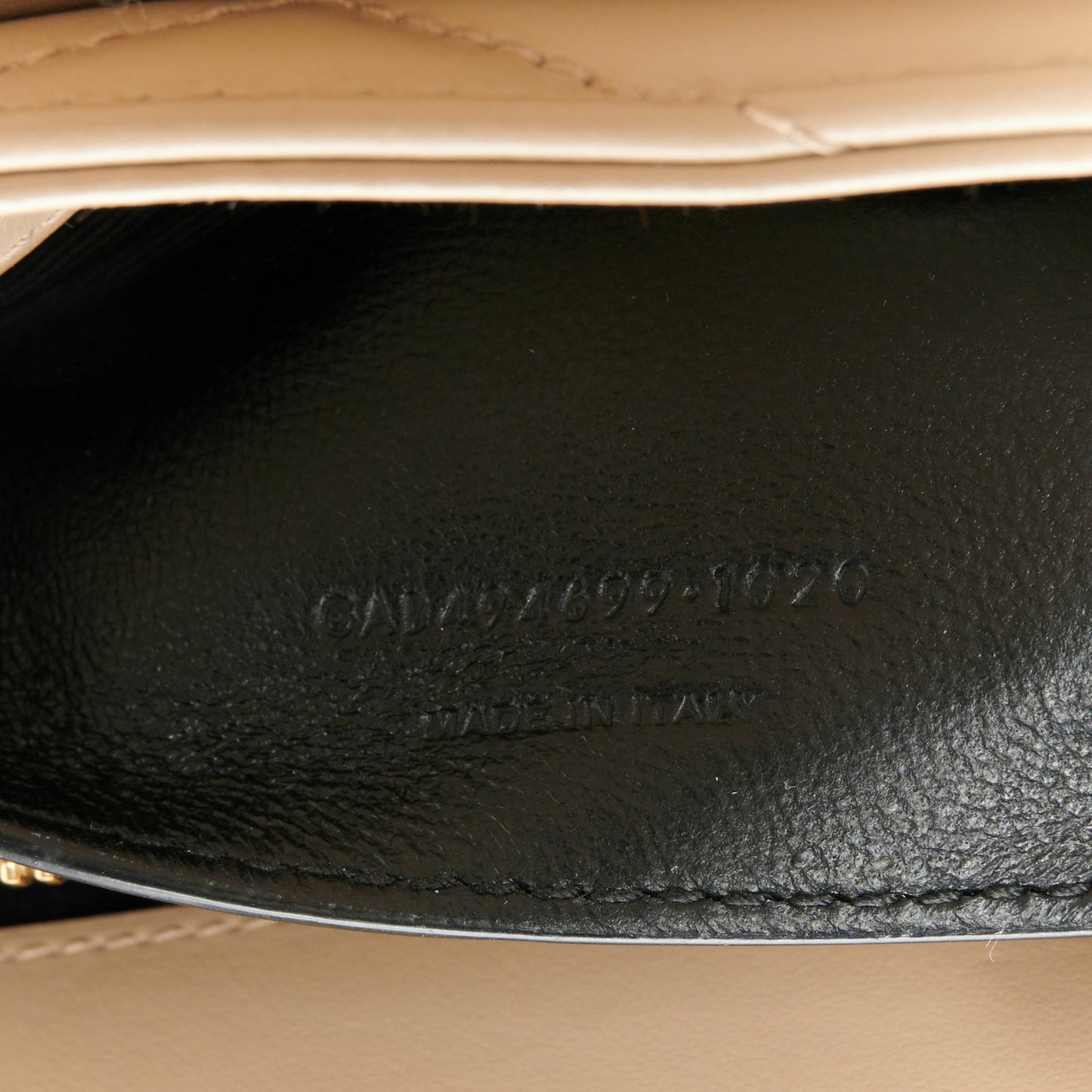 Calfskin Y Quilted Monogram Small Loulou Chain Satchel Dark Beige