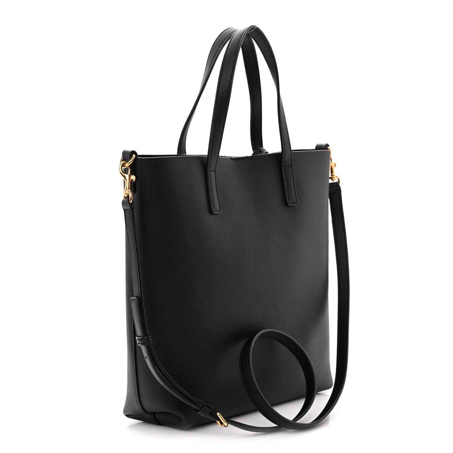 Saint Laurent Calfskin Toy Shopping Tote Black 3 of 10